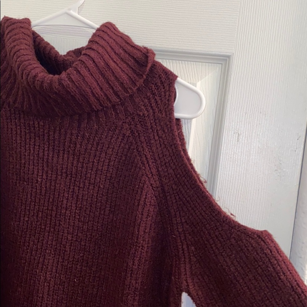 Forever 21 cowl neck shoulder less knit dress - Picture 4 of 4